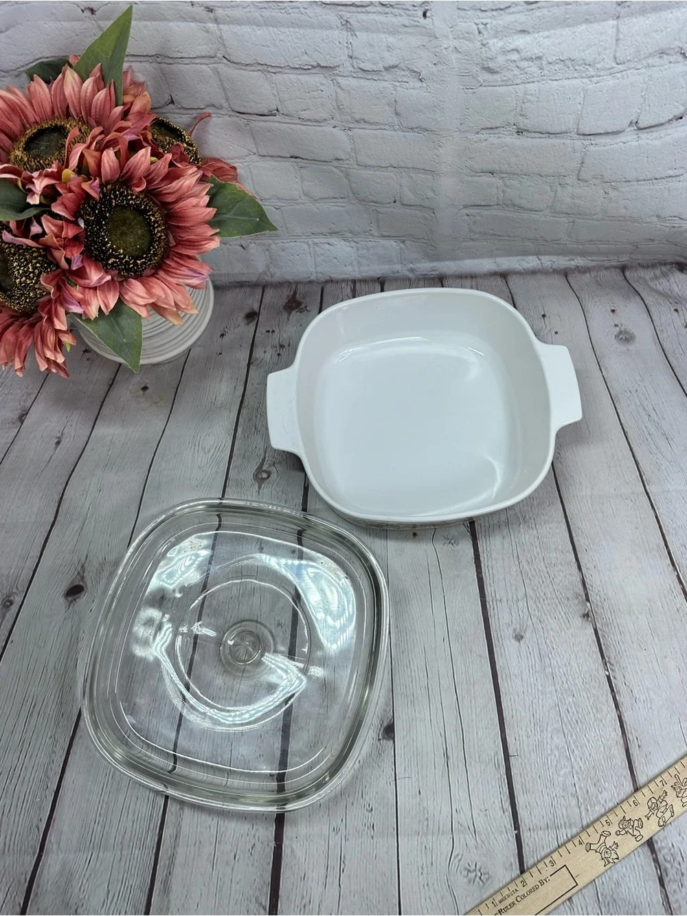 vtg Corning ware spice of life la marjalaine 2qt Casserole Dish A-2-B Glass Lid